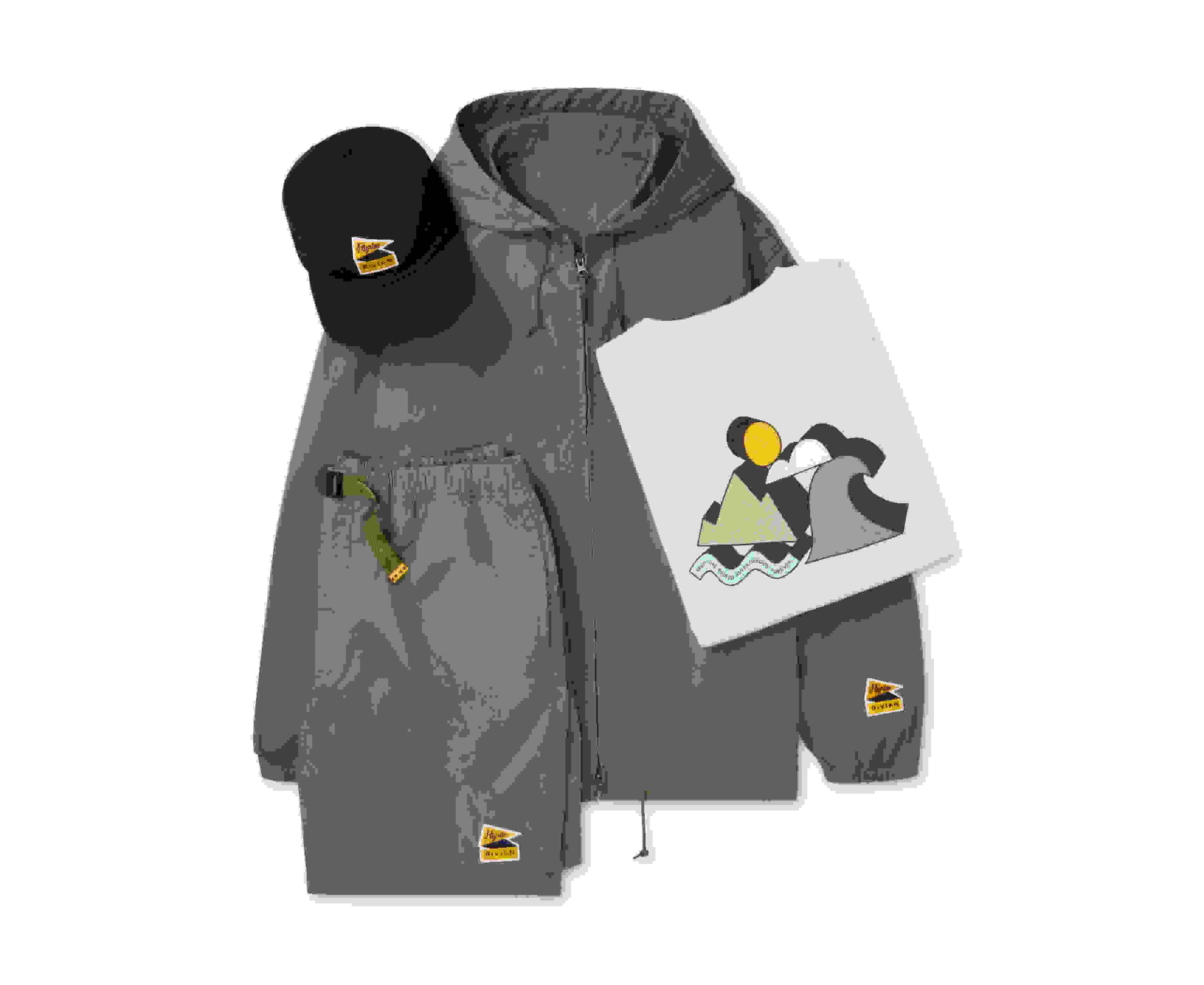 【2plan】Rivian Western Punching Jacket Russel Zip Parka - Gear Shop - Rivian